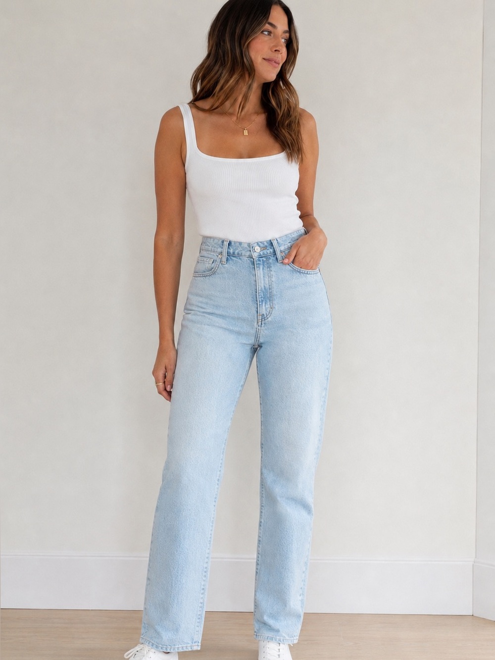 Levi’s Ribcage Straight Ankle Jeans